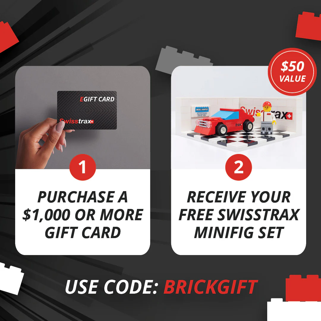 Swisstrax Garage LEGO® Bricks and Minifigs Set - Limited Edition - Image 3